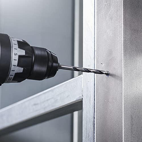 Bosch Professional 2 pcs HSS twist drills PointTeQ (for metal, 4 x 43 x 75 mm, drill driver accessories) Ø 4 mm 2 pieces.