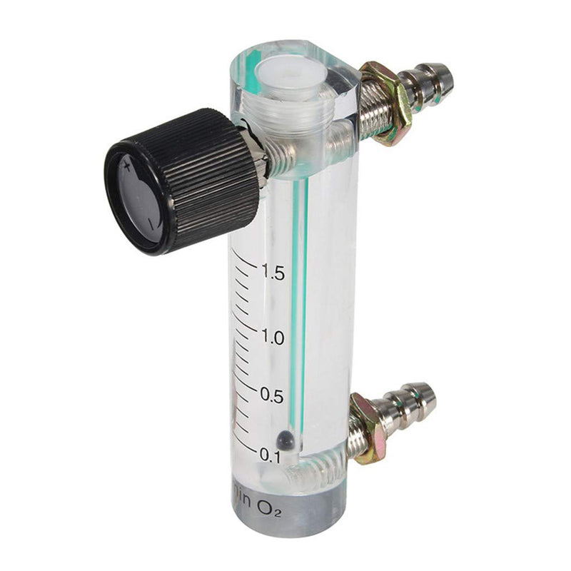 [Australia - AusPower] - Flow Meter LZB-6M Oygen Meter 0-1.5 LPM Flowmeter with Control for Detect Oygen Flow for Oygen Air Gas Adjustable 