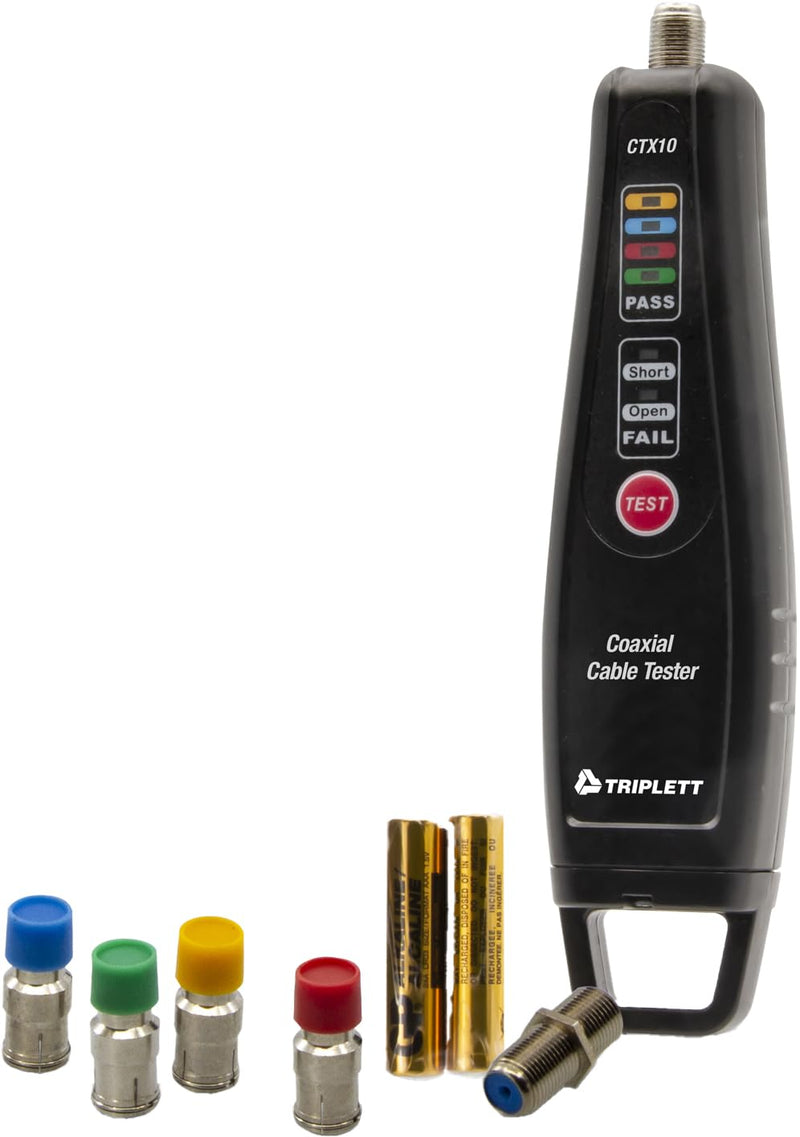 [Australia - AusPower] - Triplett CTX10 Coaxial Cable Tester - Designed to Test The Connection of F-Type Coaxial Cable 