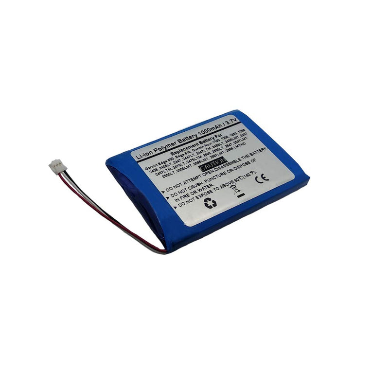 [Australia - AusPower] - 3.7V 1000mAh GPS Navigator Replace Battery For Garmin Edge 800, Edge 810, Garmin Nuvi 1100, 1200, 1250, 1260, Garmin Nuvi 2405, 2405LT, 2447, 2447LT, 2447LTM, 2455LT, 2455LMT, 2457, 2457LTM, 2475LT 