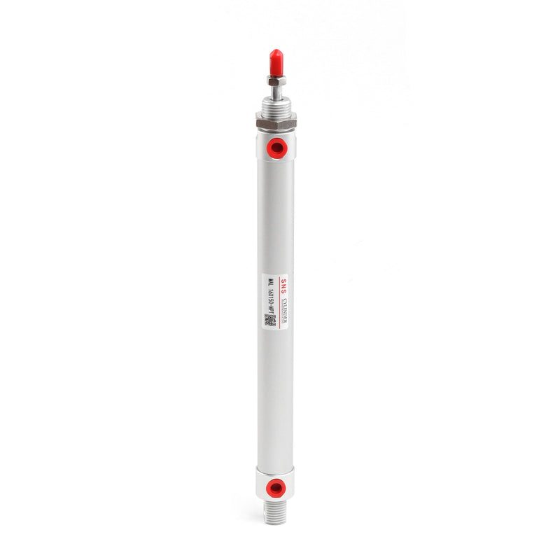 [Australia - AusPower] - SNS Pneumatic 16mm Bore 150mm Stroke NPT1/8 Aluminum Alloy Mini Air Cylinder Double Action MAL16x150 MAL16*150-NPT 