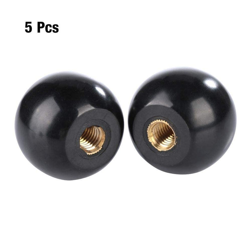 [Australia - AusPower] - 5Pcs Ball Lever Knob, Ball Lever Knobs, M8 Female Thread Machine Handle 32mm Diameter Round Handle Ball Knob for Machine Tools 