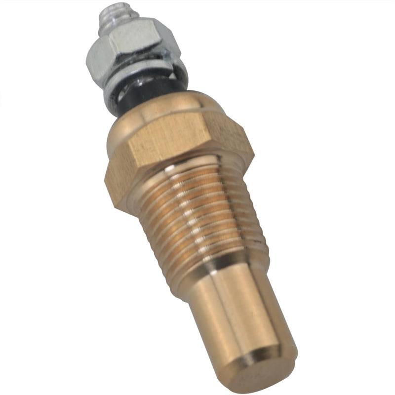 [Australia - AusPower] - MEETOOT Universal Gold Brass Water Cooled Oil Temperature Sensor 1/8 NPT Electrical Transmitter Transmission Unit 