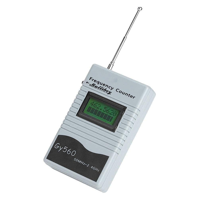 Car Frequency Counter, Car Walkie Talkie Frequency Meter, GY560 Portable 50MHz to 2.4GHz Frequency Counter Two-Way High Frequency Measuring Tool for Cars