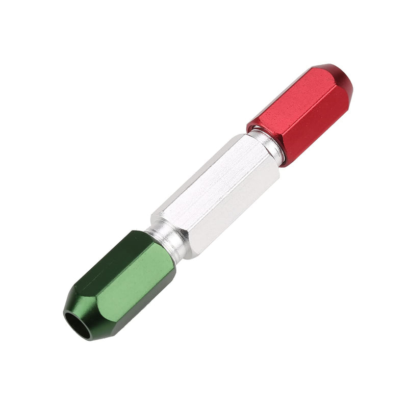 [Australia - AusPower] - Fafeicy Pin Gage Handle, Pin Handle, Pin Gage Handle Aluminum Alloy Double End No Handle Green Red Range, gage Block Accessories (0.3-1mm) 0.3-1mm 