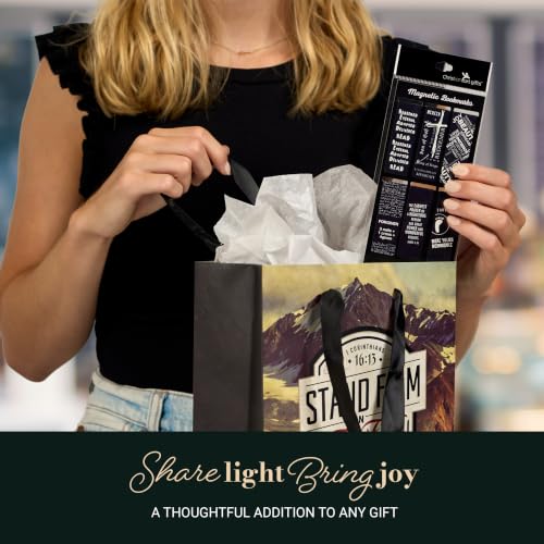 Christian Art Gifts Magnetic Scripture Bookmark Set for Men & Women Salvation Regular