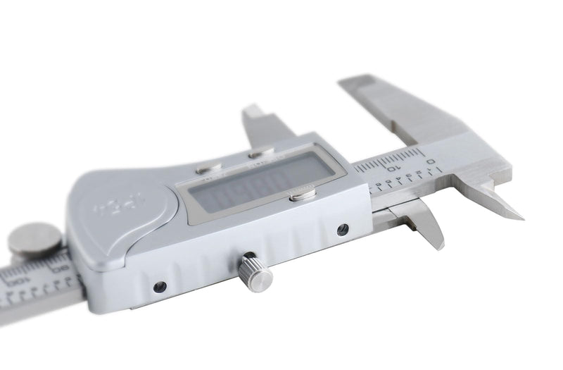 [Australia - AusPower] - Accusize Industrial Tools Digital Caliper, 0-6''/0-150 mm Range by 0.0005''/0.01 mm Resolution, Large LCD, Ip54 Water Resistant, 2015-0150 