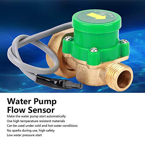 [Australia - AusPower] - HT 120 Water Pump Flow Sensor Switch AC 220V 0.5A G1"-3/4" Thread for Shower Low Water Pressure Solar Heater Water Circulation 