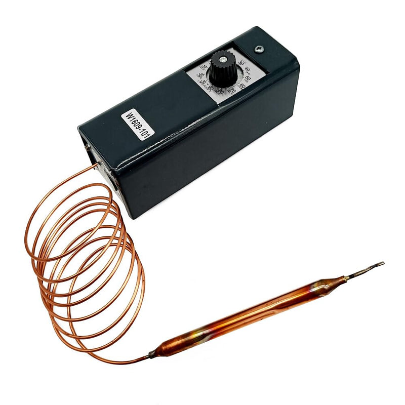 [Australia - AusPower] - W1609-101 Refrigeration Thermostat Temperature Controller TH-1609 from -30 Degrees F to 90 Degrees F (-34 Degrees C to 32 Degrees C) Capillary Length 5 Ft 