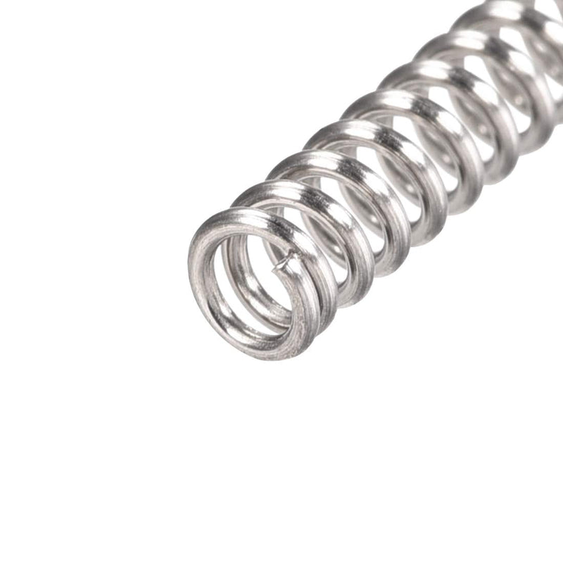 [Australia - AusPower] - uxcell Compression Spring,304 Stainless Steel,3mm OD,0.5mm Wire Size,6mm Compressed Length,10mm Free Length,4N Load Capacity,Silver Tone,10pcs 3mmx0.5mmx10mm 