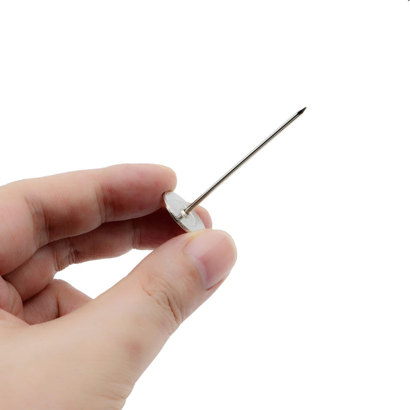 [Australia - AusPower] - 10 Pcs Long Upholstery Nails Tacks 18mm x 50mm, Flat Head Furniture Nails, Large Thumb Tacks, Metal Push Pins, for Furniture Sofa Headboards Decorative,Silver,0.7 x 2 inch Silver 