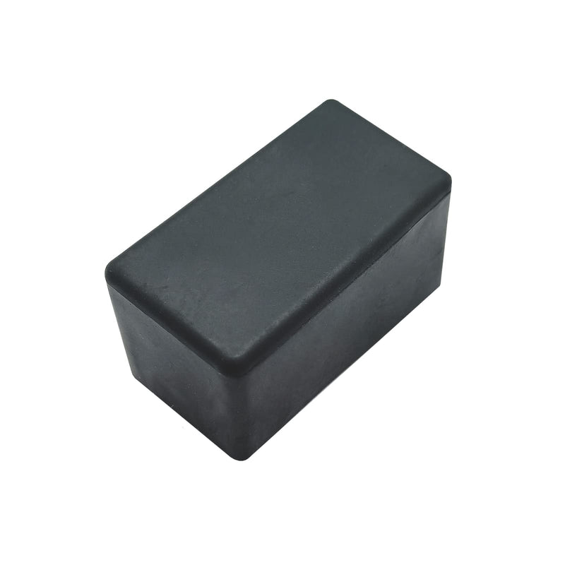[Australia - AusPower] - 10 Pack Strut Channel Cap, 1-5/8" x 7/8" Plastic Black Short End Cap for 13/16" & 7/8" Tall Strut Channel End Cover 