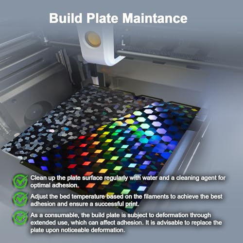 IdeaFormer Double Sided PEG Print Bed for Snapmaker U1 276x293mm Spring Steel Plate PLA PETG ABS TPU
