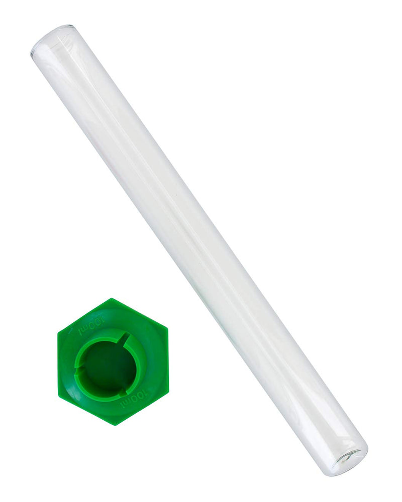 [Australia - AusPower] - Glass Hydrometer Test Jar 10" with Plastic Base 