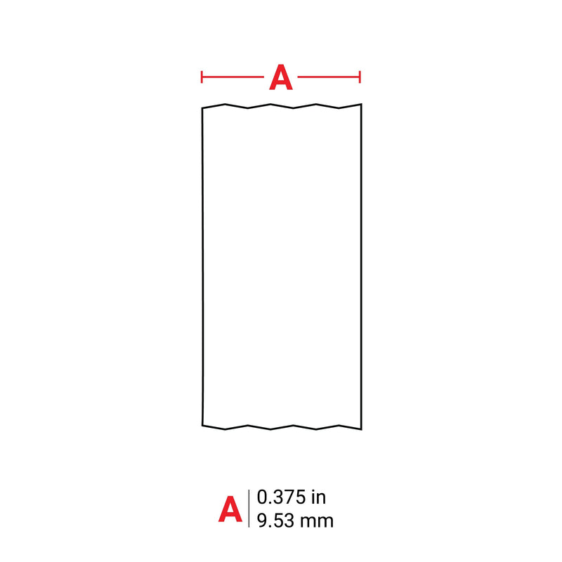 [Australia - AusPower] - Brady Authentic (M21-375-430-WT-CL) Harsh Environment Polyester Label for Lab, Asset Tracking and Datacom, White on Clear- For M210, M210-LAB, M211, BMP21-PLUS and BMP21-LAB Printers, 0.375" W, 21' L .375" 