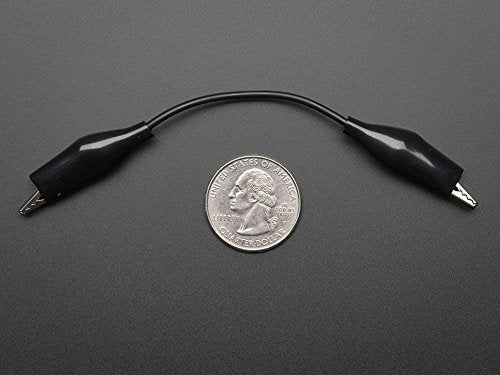 [Australia - AusPower] - Adafruit Short Wire Alligator Clip Test Lead (Set of 12) 