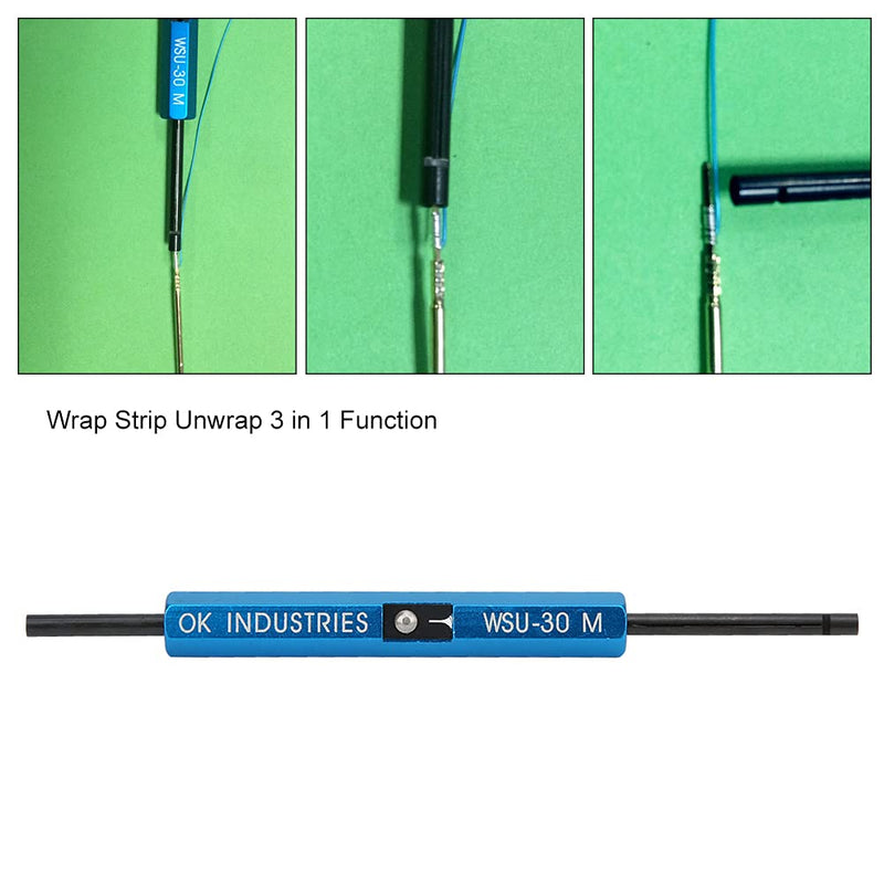 TOPINCN Wire Wrap Strip Unwrap Hand Tool Long Life 3-in-1 Function for Repair Applications WSU-30M for Crafters (wsu-30M)