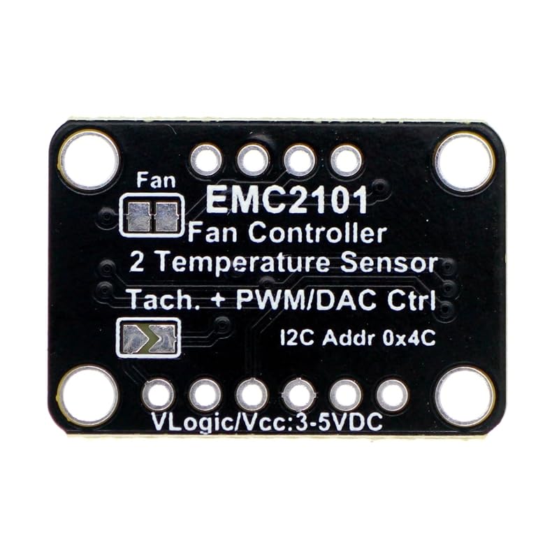 [Australia - AusPower] - DONGKER EMC2101 Fan Speed Module,DC 3.3V-5V I2C PC Fan Temperature Controller with Temperature Monitoring Function 