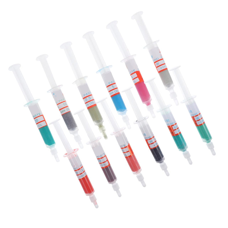 [Australia - AusPower] - Gatuida Pack of 12 Diamond Polishing Lapping Paste Tool Grinding Paste for Finishing Ends Polishing of Metal and Jewellery 