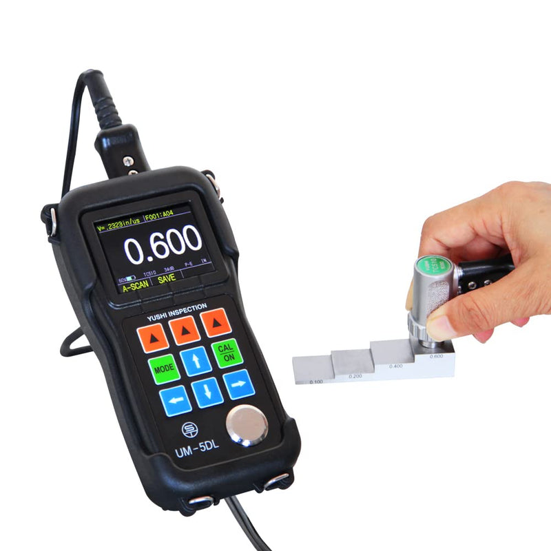 [Australia - AusPower] - YUSHI 4 Step 0.100'' 0.200'' 0.400'' 0.600'' 1018 Steel Test Calibration Block for Thickness and Linearity Calibration in NDT 