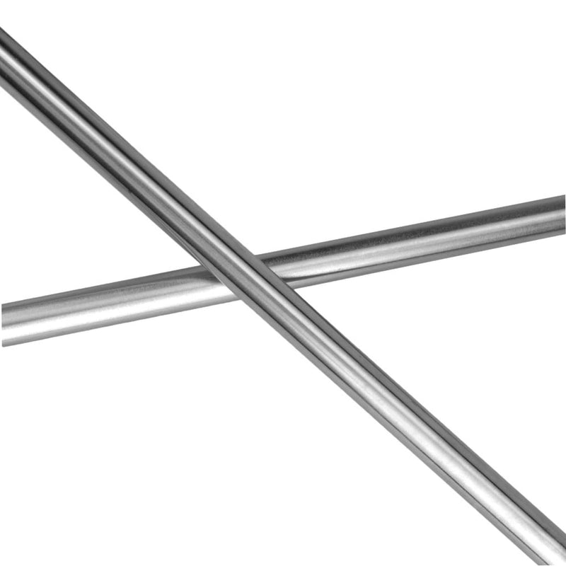[Australia - AusPower] - 2Pcs 16mm x 600mm Linear Rail Rod Shaft Case Hardened Chrome Linear Motion Guide for 3D Printer 600 Diameter 16 