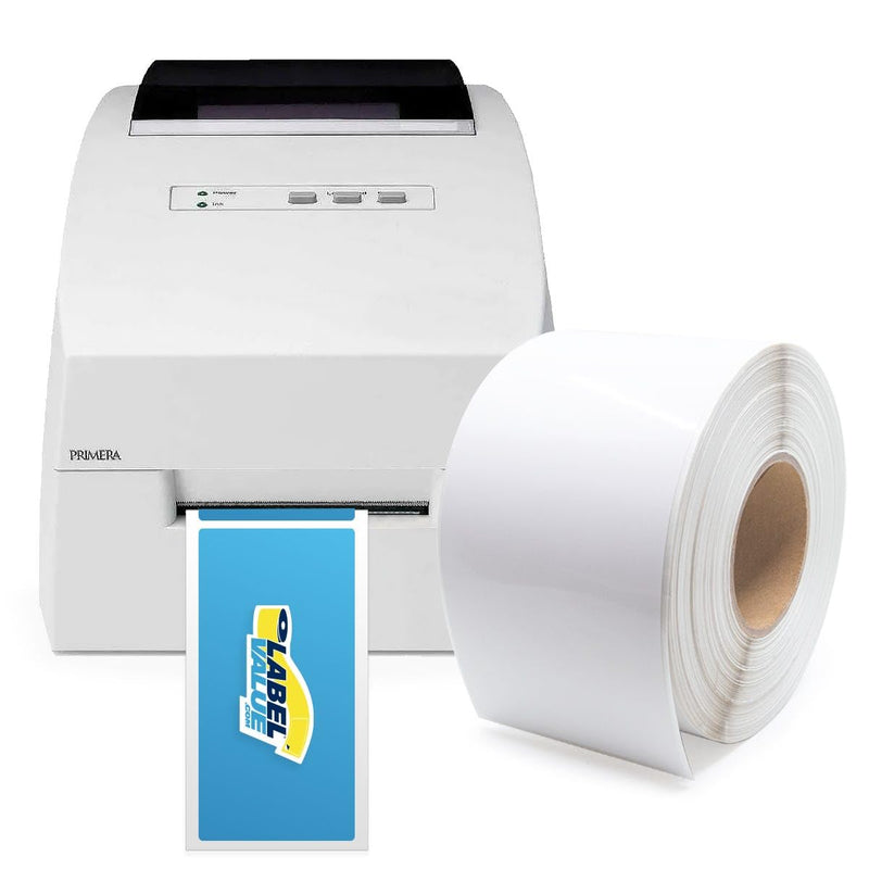 Primera 74709 Compatible High Gloss Labels 3" x 6"