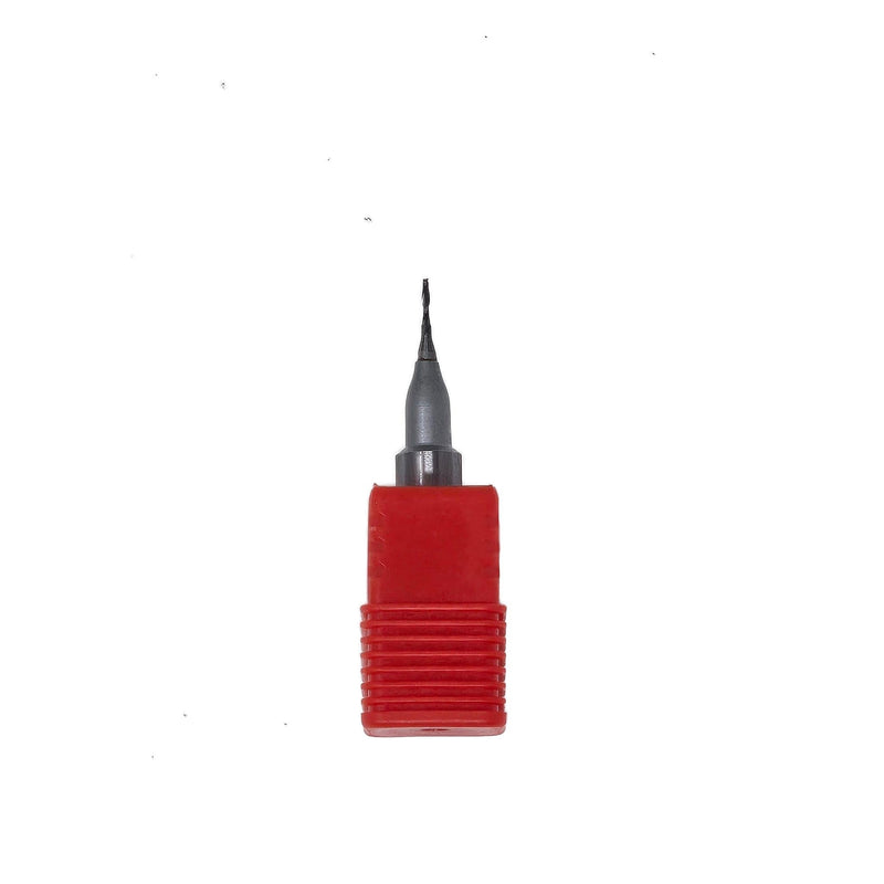 [Australia - AusPower] - jjw-germany Solid Carbide Spiral Groove Cutter Z= 2 for Hand Router with Steel Shaft 8.0 mm (D= 1.0 mm NL 5.0 mm GL 52) D= 1,0 mm NL 5,0 mm GL 52 