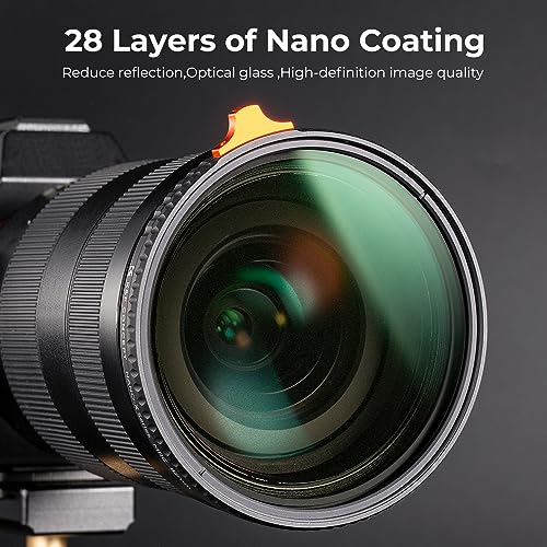 K&F CONCEPT 55mm Black Diffusion 1/4 Effect & Variable ND2-32 Filter in-1