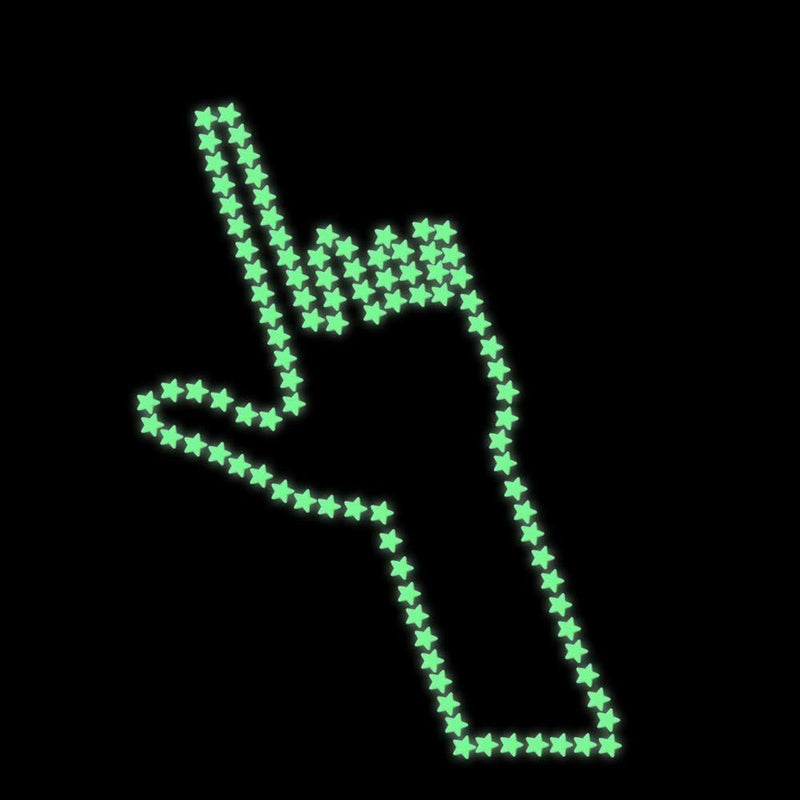 DUOFIRE DOT-C2 Reflective Tape Glow in The Dark Stars