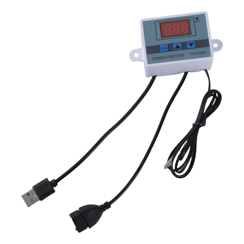 [Australia - AusPower] - USB 5V Three Button Temperature Controller Intelligent Control Power Cable for Cooling Fan and Blowers Up to 50W 