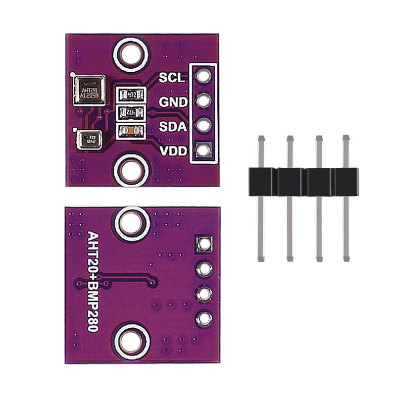 [Australia - AusPower] - UMLIFE 2PCS AHT20+BMP280 2 in 1 Temperature Humidity Air Pressure Module High-Precision Digital Temperature and Air Pressure Sensor 
