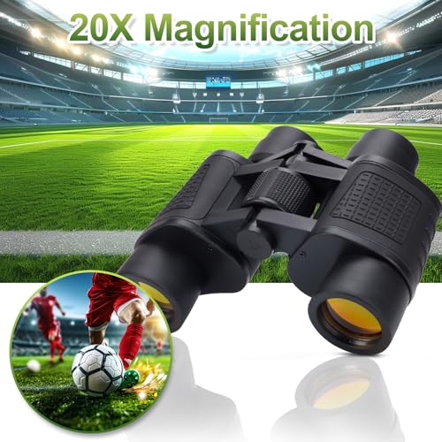 Binoculars for Bird Watching for Adults and Kids Waterproof HD Binocular Professional with Low Light Night Vision High Powered Mini Binoculares for Hunting Concert Theater Camping (80 * 80) 80*80