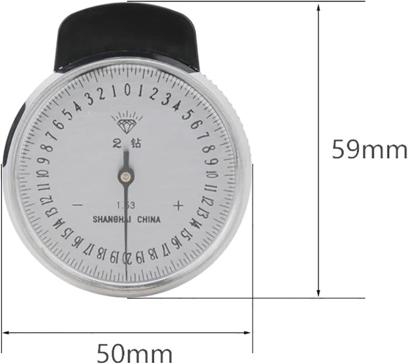 [Australia - AusPower] - Mechanical Radian Meter Optical Lens Clock Base Curve Measurement Radian Gauge Measure Presbyopia Meter 