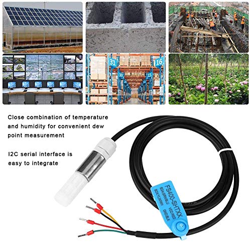Dustproof FS400-SHT3X Soil Digital Temperature Humidity Sensor probe stainless steel and plastic shell I2C output()