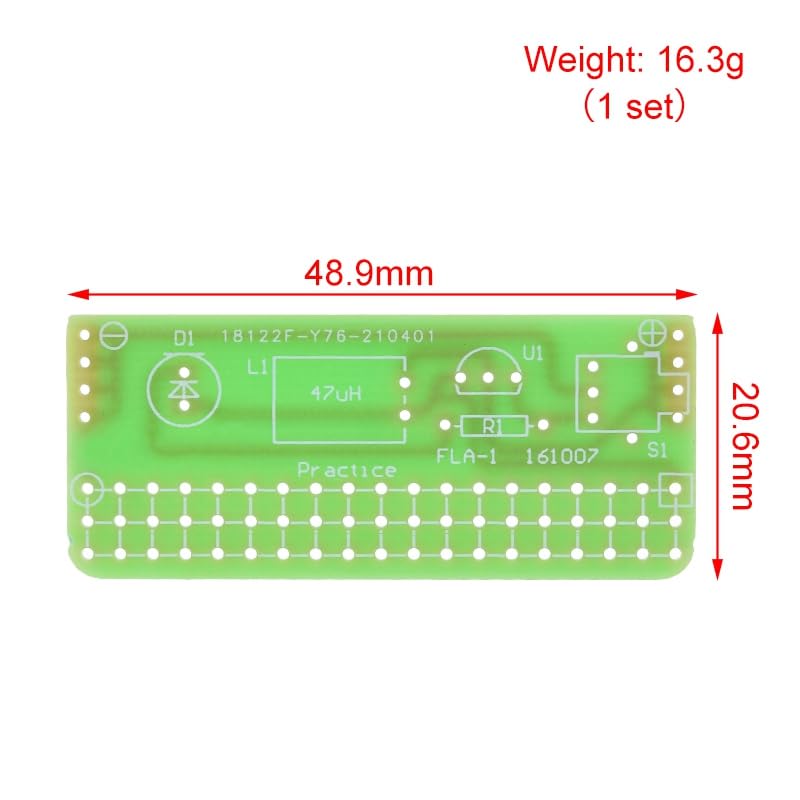 [Australia - AusPower] - Torch DIY Soldering Kit 2 Pieces, Funny DIY Electronic Kit Soldering for Beginners, Students and DIY, Electronic Practice Pack of 2 
