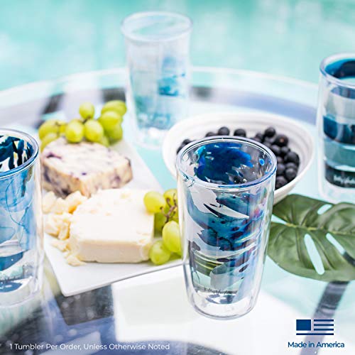 Tervis 16oz Tritan Tumbler | MediterraBlue Collection Clear
