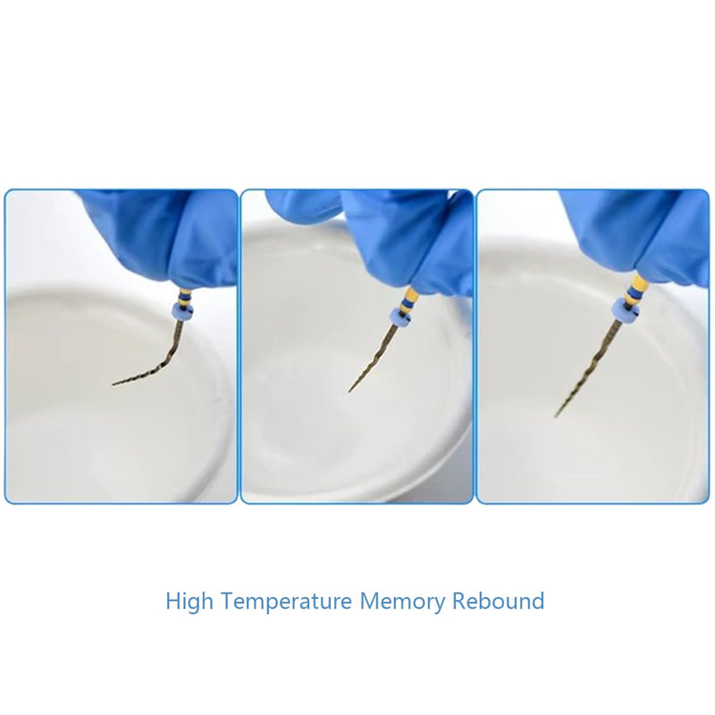 [Australia - AusPower] - Dental Endo Rotary File X-Pro Gold Taper 12PCS Niti Endodontic Root Canal Files (2Packs 25MM Assort) 2Packs 25MM Assort 