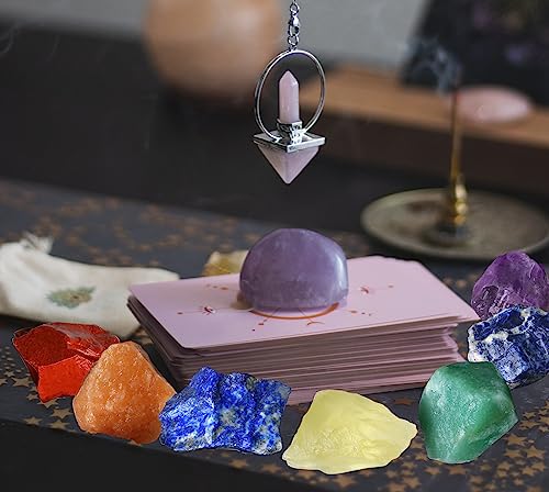 QINJIEJIE Natural Lapis Lazuli Raw Crystals Rough Stones Bulk Gemstones Blue - Lapis Lazuli 0.45 Pound