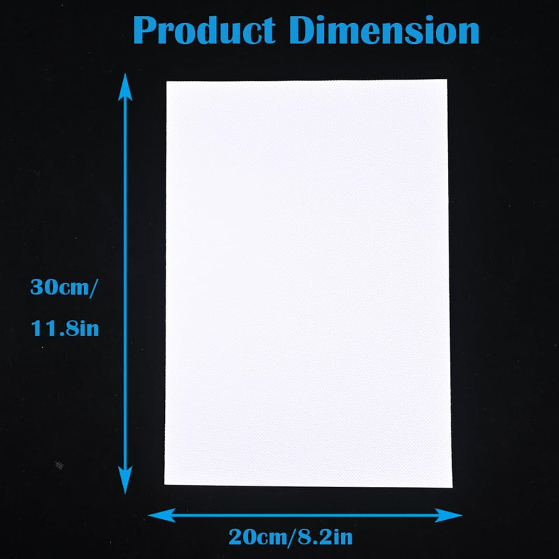 Large Rubber Non-Slip Grip Tape 8.2 x 11.8inches Waterproof Adhesive Anti-Slip Tape for Handles, Furniture, Bathtubs, Frames, Gaming Devices, and Other Indoor/Outdoor Uses , 4-Piece Set (White)