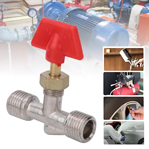 Air Compressor Accessory-5 Pcs Needle Valve 1/4in Float Ball Valve Structure Spare Parts for Air Compressor
