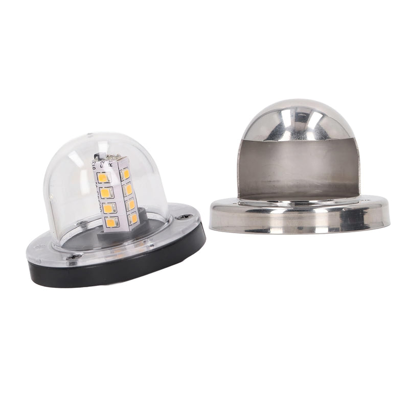 Walfront 135° White LED Stern Light for Boats 12V DC Marine Navigation Light IP66 2nm Visibility Yacht Anchor Light