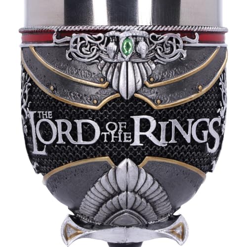 Nemesis Now Lord of the Rings Goblet - Hand-Painted Themed Drinkware, Perfect Collectible for LOTR Fans and Enthusiasts - Aragorn