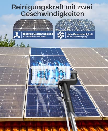 Electric Solar Panel Cleaning Brush Head, Scrubber Brush Accessories