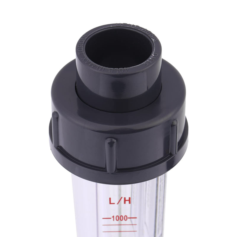 [Australia - AusPower] - Water Meter,Boxwizard Water Meter Plastic Tube Type 100?1000L/H Water Meter Flowmeter Lzs?15D Peak Meter 