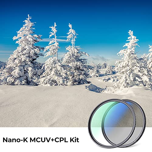 K&F CONCEPT 55mm UV CPL Lens Filter Kit Protection Filter Set