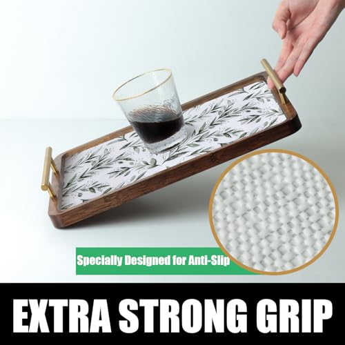 Shelf Liners 24IN x 10FT Non Adhesive and Strong Non-Slip 23.6"W x 118.1"L Leaf