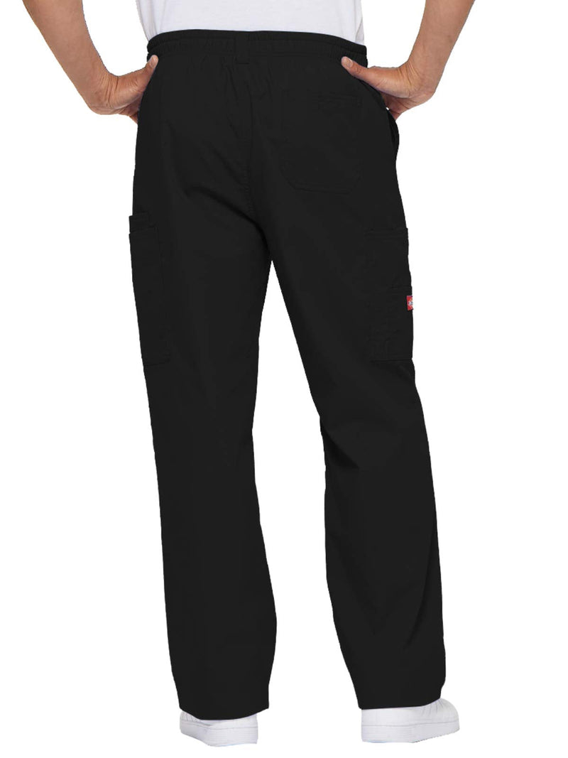 [Australia - AusPower] - Dickies Men's Pull-On Pant with 7 Pockets Elastic Waistband with Button Closure 81006 X-Large Black 