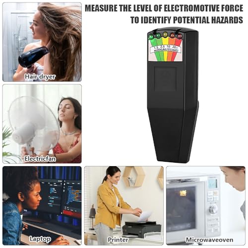 K2 EMF Meter, Handheld EMF Meter, EMF, 5 LED Ghost Hunting Detector, 50Hz - 20,000Hz Radiation Meter, K2 Meter for Home Office