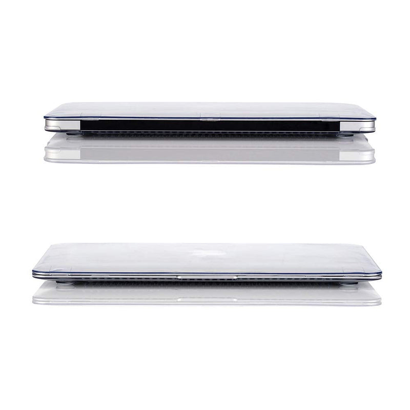 [Australia - AusPower] - Ruban case for MacBook Air 13 Inch A2337 (M1) / A2179 / A1932 (2021 2020 2019 2018 Release) - Snap On Hard Shell Case Cover for MacBook Air 13 Retina Display with Touch ID, (Crystal Clear) Crystal Clear 