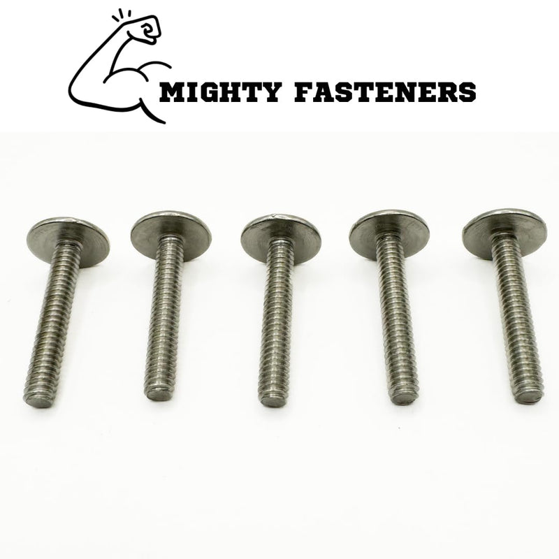 Mighty Fasteners Combo Sidewalk Bolts, 304 Stainless Steel, Hurricane Hardware, 1/4" X 3/4", 100-Pack 1/4" X 3/4"